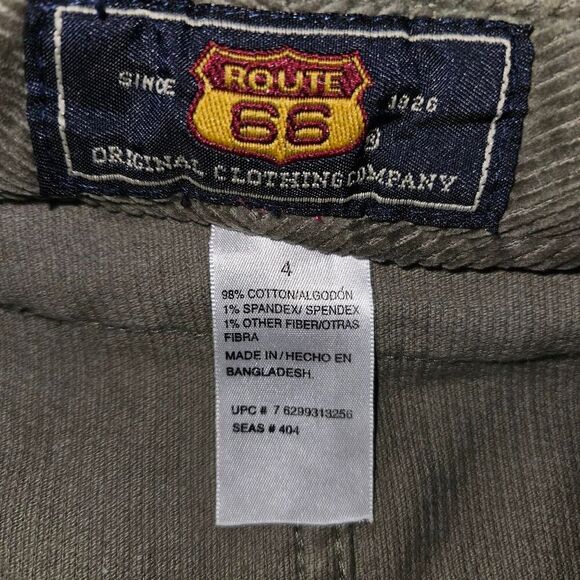 Route 66 Vintage Y2K Dusty Sage Green Soft Corduroy Mini Skirt 4 Fall Autumn - Picture 5 of 7